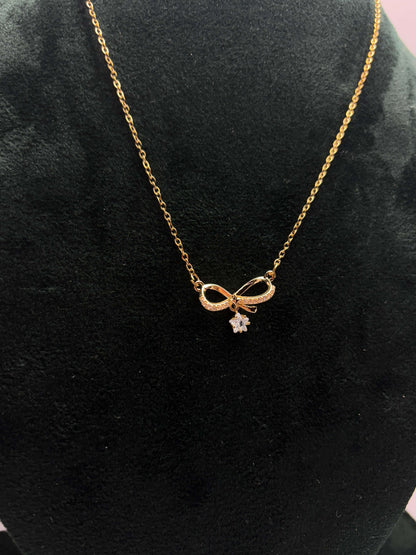 Golden Infinity necklace