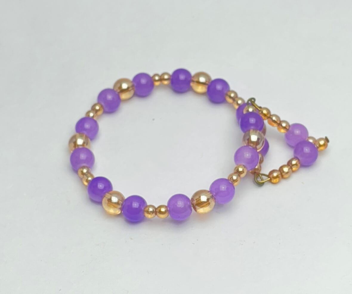 Colorful Beaded Bracelet – Stretch Bracelets, Stackable Gift. | AureyaYellowbeaded braceletboho braceletcolorful bracelet