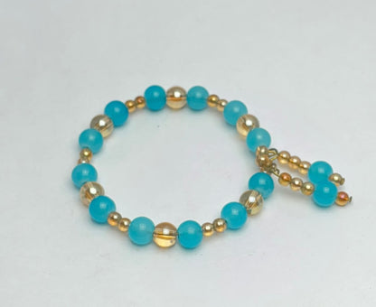 Colorful Beaded Bracelet – Stretch Bracelets, Stackable Gift. | AureyaYellowbeaded braceletboho braceletcolorful bracelet