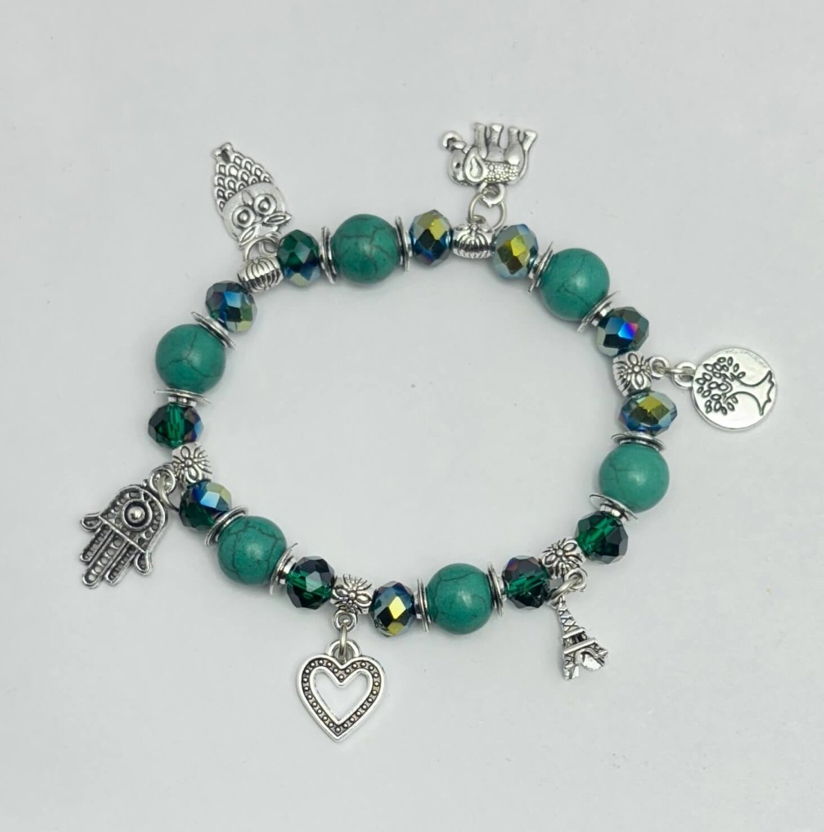 Symbolic Charms Bracelets - Colorful Boho Beaded Jewelry for Women | AureyaTurquoiseaccessories for womenbeaded bracelet